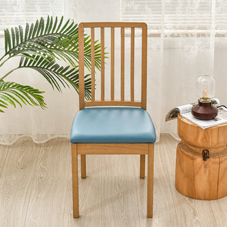 PU Vanntett Lær Firkantet Putetrekk Og Elastisk Stolbeskyttelsestrekk