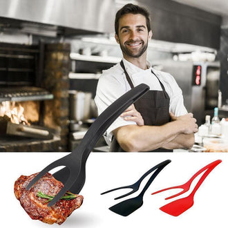 2-i-1 tanghåndtak og spatel