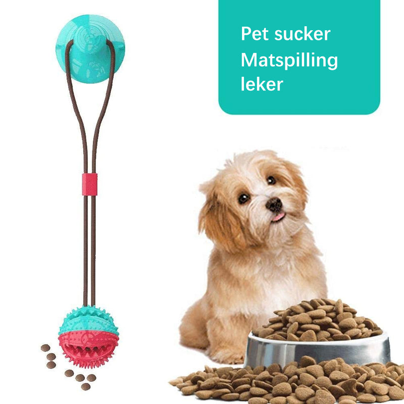 Interaktiv matlekkende leketøy med sugekopp for hunder og valper