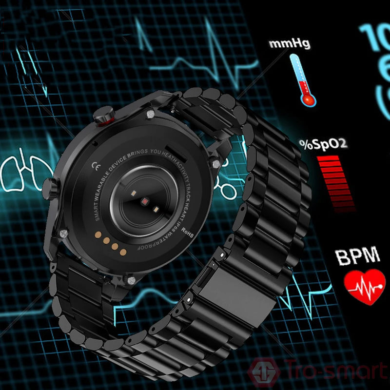 Multifunksjonell Bluetooth Talk Casual Smartwatch