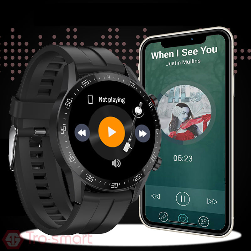 Multifunksjonell Bluetooth Talk Casual Smartwatch