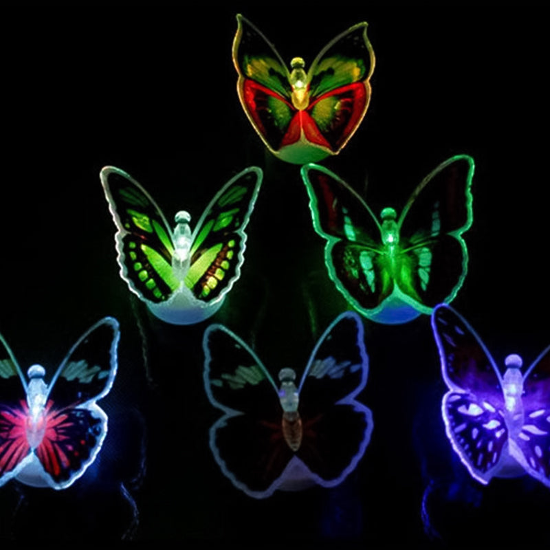 3D LED sommerfugldekorasjon nattlys
