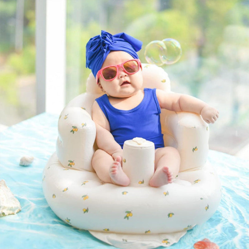 Manuell oppblåsbar babysofa