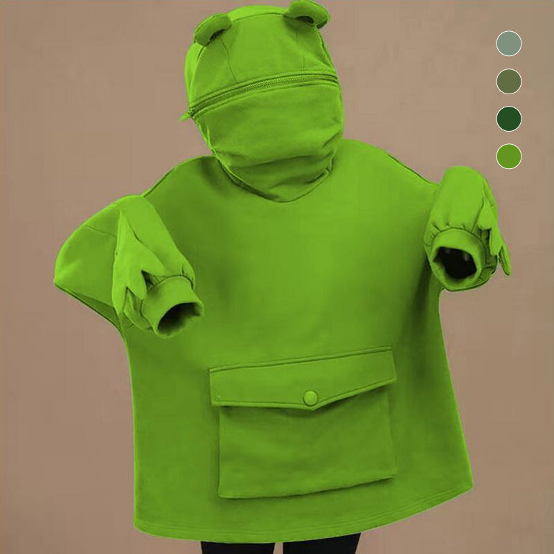 Unisex Frog-hettegenser