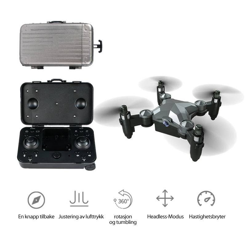 Sammenleggbar Mini Koffert Drone