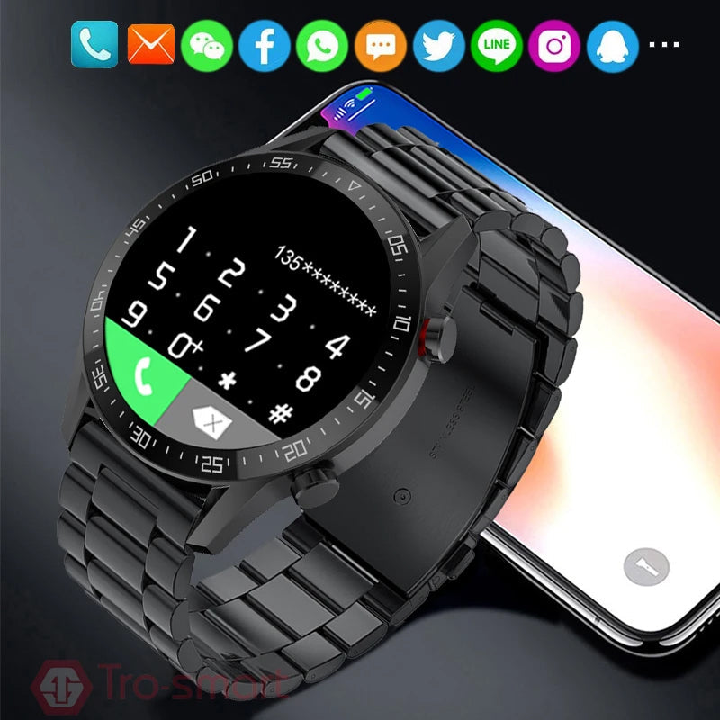 Multifunksjonell Bluetooth Talk Casual Smartwatch