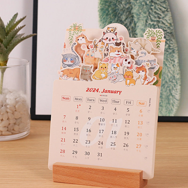 blomstrende blomster skrivebordskalender