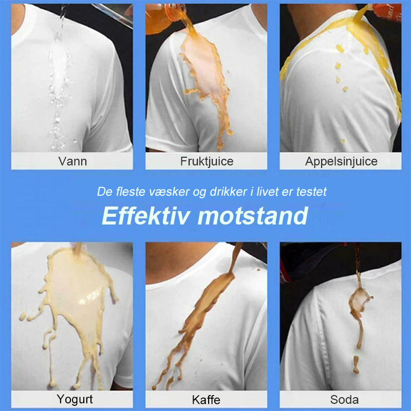 Anti-skitten vanntett t-skjorte
