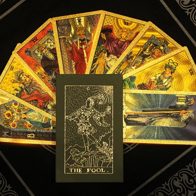 Tarot i gullfolie