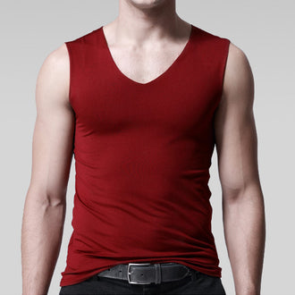 Ice silk seamless men's vest