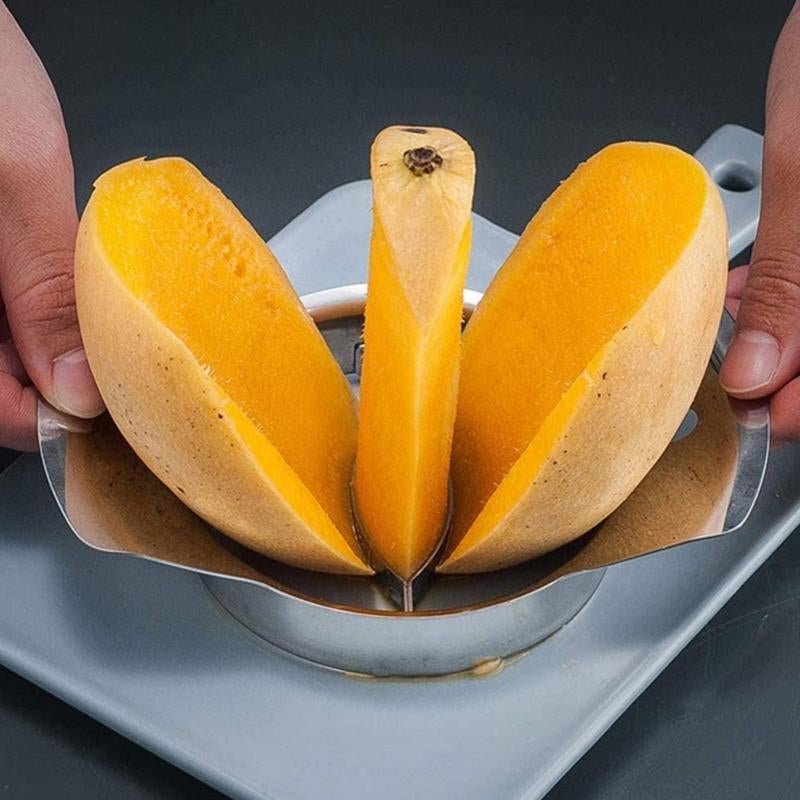 Mango skreller og deler i rustfritt stål