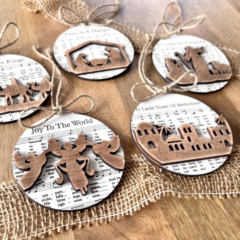Musikkark Nativity Ornament