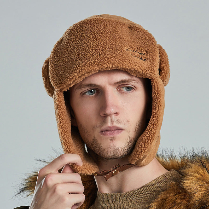 Winter Trapper Hat for Men Cap with Ear Flaps