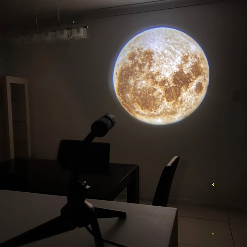 Måne-/jordprojeksjon LED-lampe