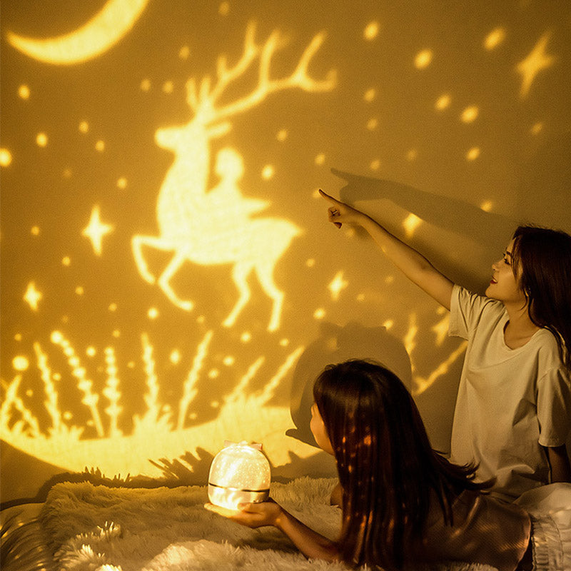 360 Rotation Starry Sky-projektor