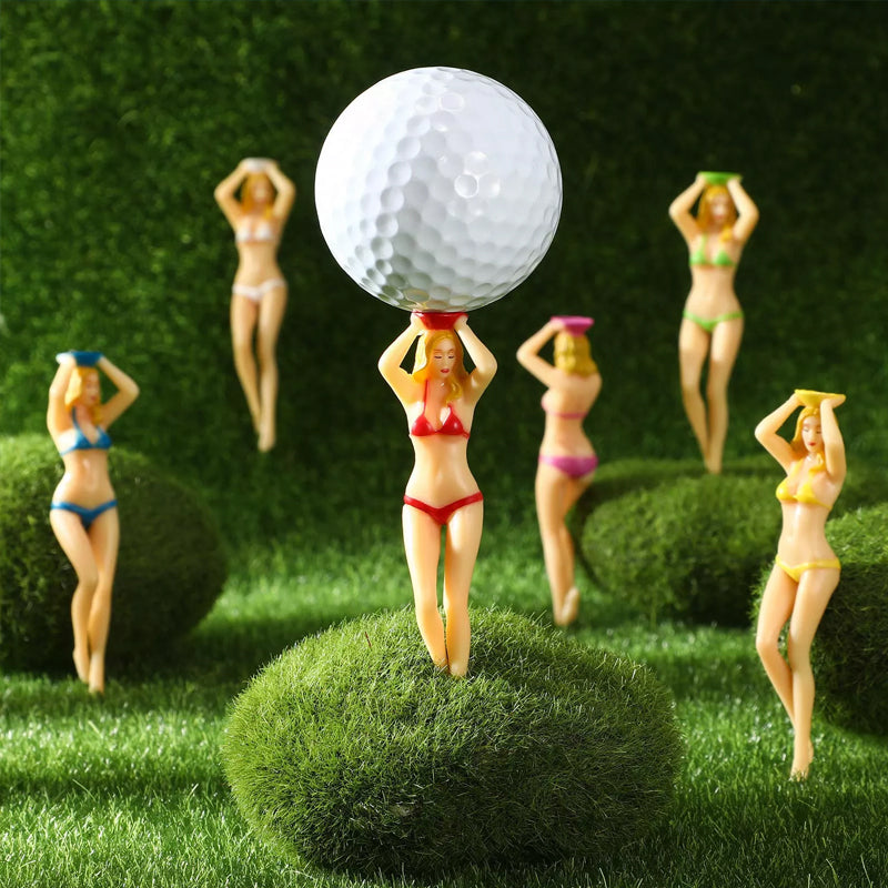 Funny Bikini Girls Golf Tee (6 stk)