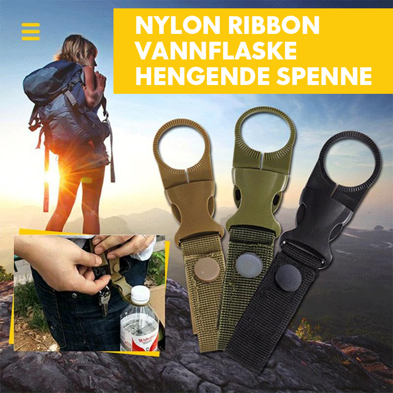 Nylon bånd hengende spenne for vannflaske