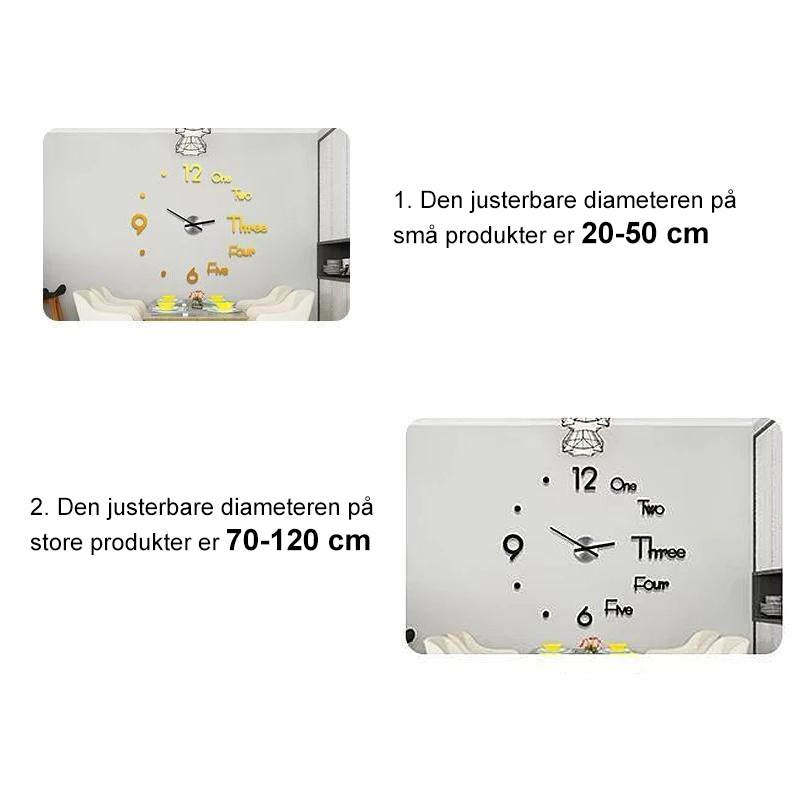 DIY Dekorative Wanduhr