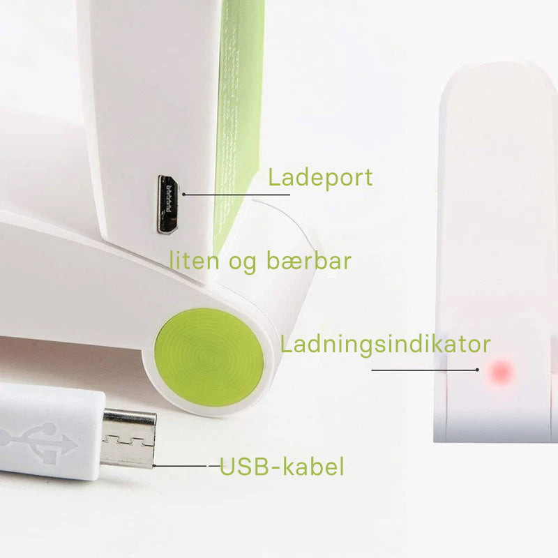 Praktisk bærbar mini USB-vifte / lommevifte