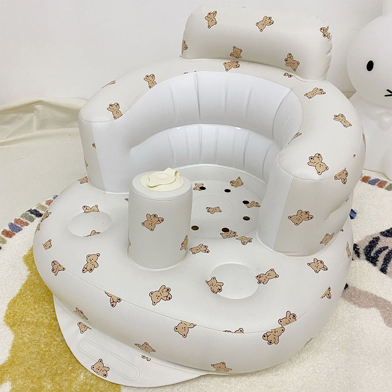 Manuell oppblåsbar babysofa