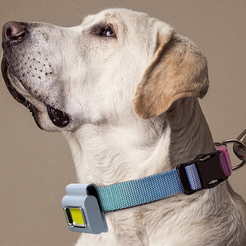 LED-lys med magnetisk klesklype