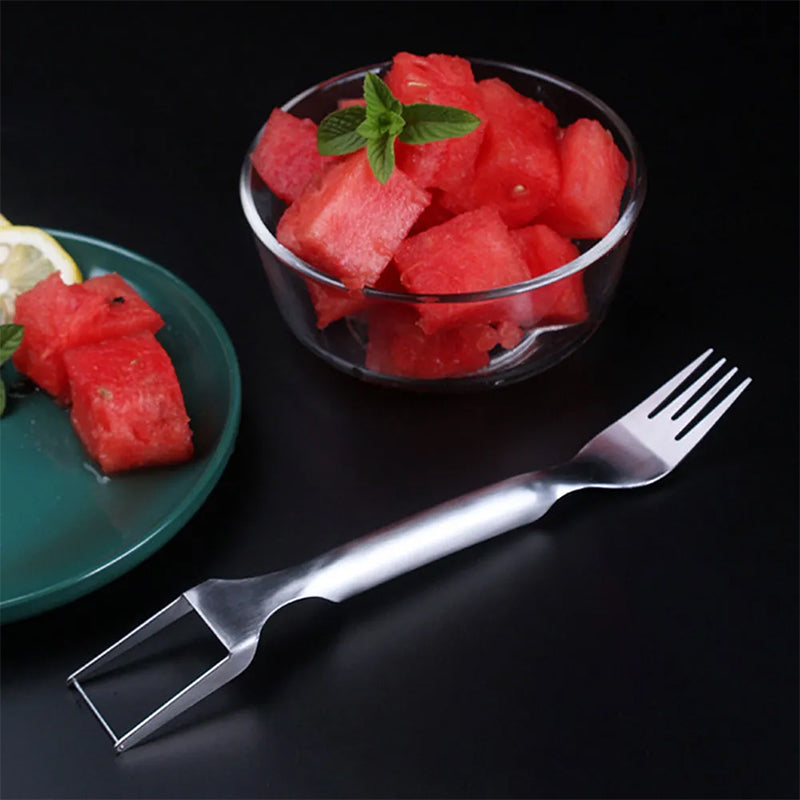 2-i-1 vannmelon gaffelskjærer