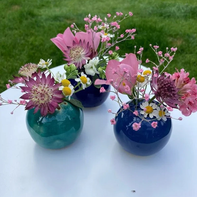 Harpiks håndlaget vase for blomst, borddekor
