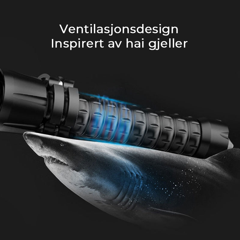 Selvforsvars oppladbar lommelykt