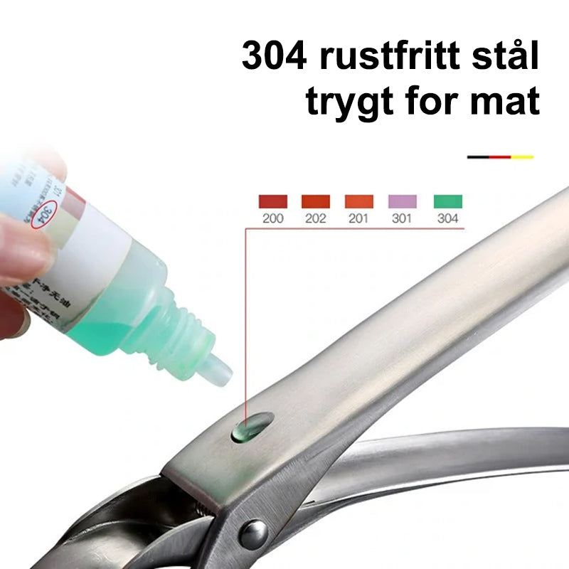 Matlagingstang i rustfritt stål