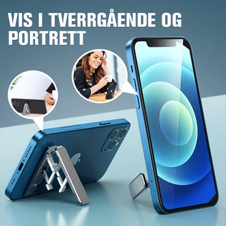 Ultratynt, justerbart selvklebende telefonstativ