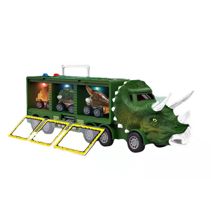 Dinosaur-transporter lastebil med musikk