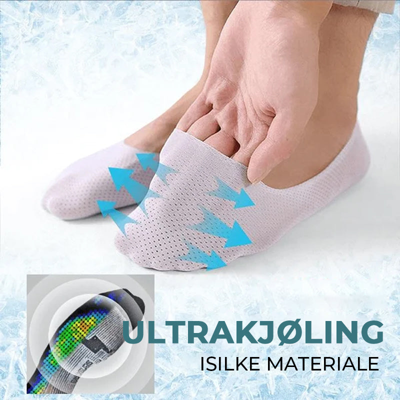 Pustende Is-Silke Sokker