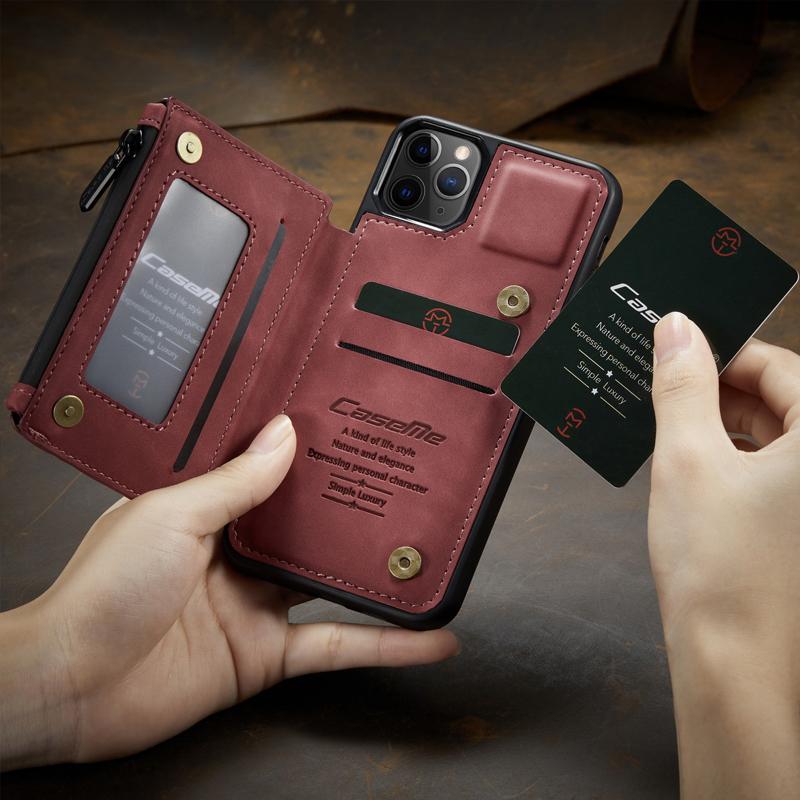 Multifunksjonell lommebokveske til iPhone 12 -serien