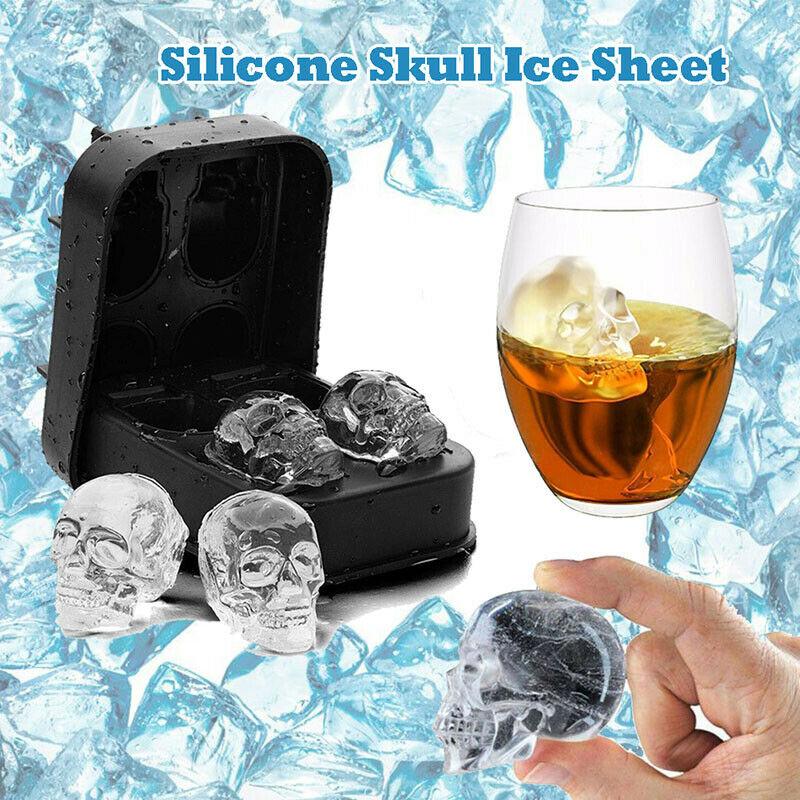 3D Creative Skull Ice Tray Mold