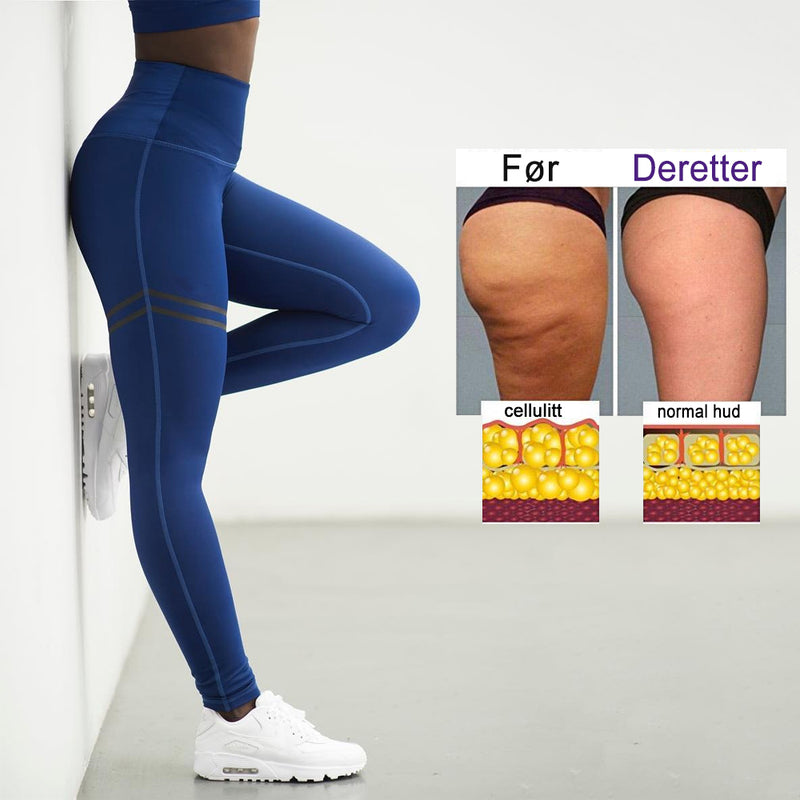 Anti-cellulitt kompresjons Leggings for kvinner