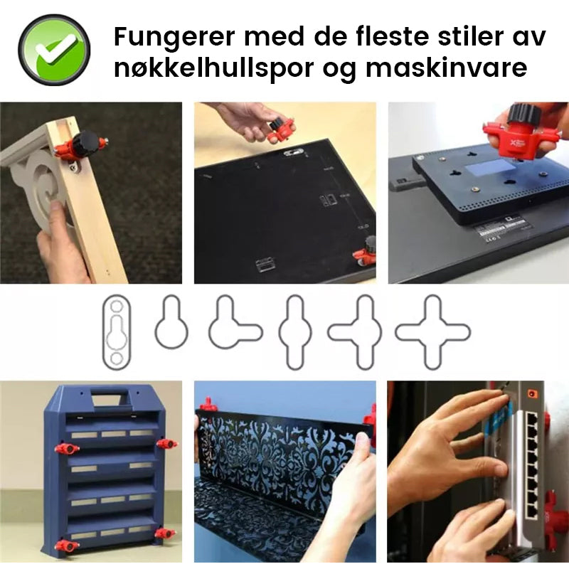 Verktøysett for nøkkelhullmerking