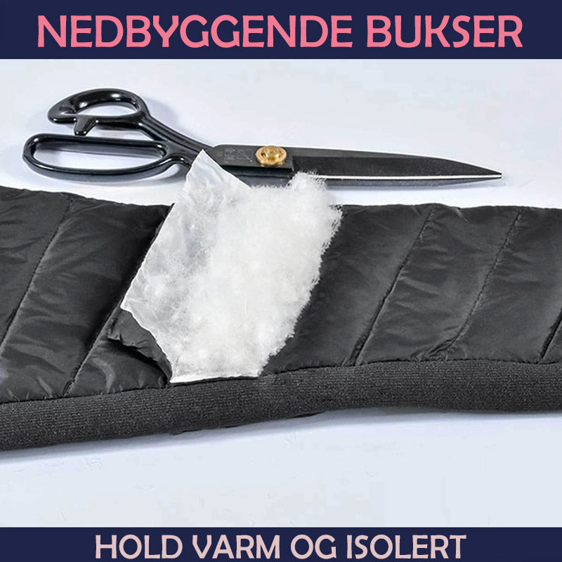 Dunbukser med høy midje for damer