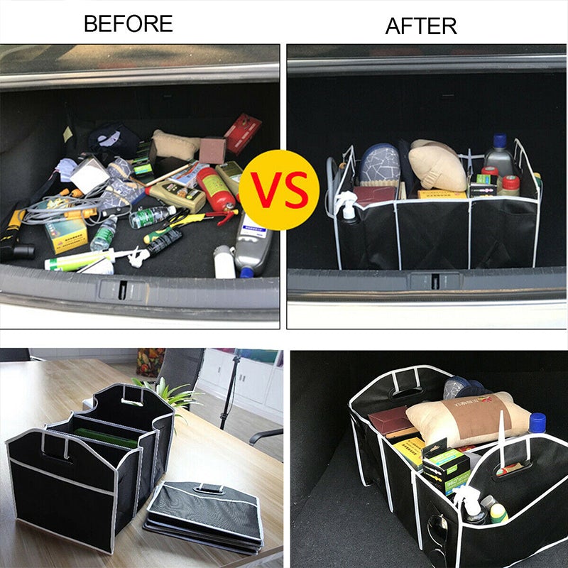 Sammenleggbar bagasjeromboks for bil