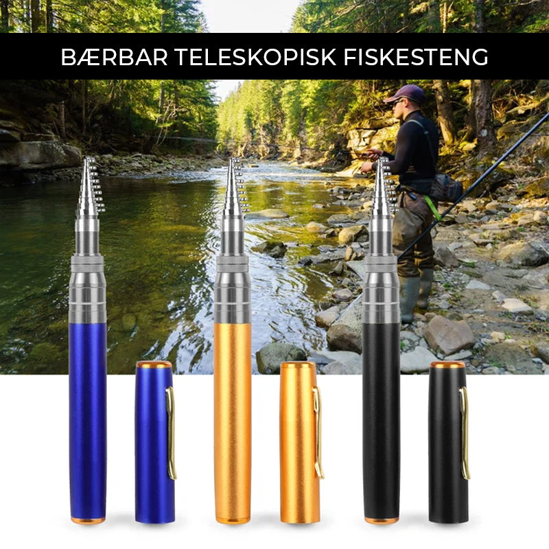 Fiskestang i lommestørrelse
