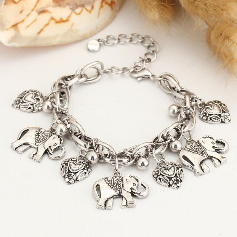 Håndlaget godt elefant anklet🔥 Kjøp 2, -10%🔥