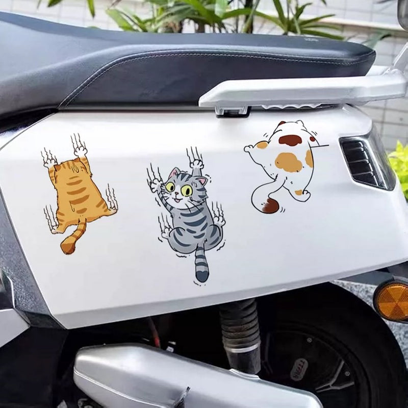 Søte katte tegneserie-bilklistremerker