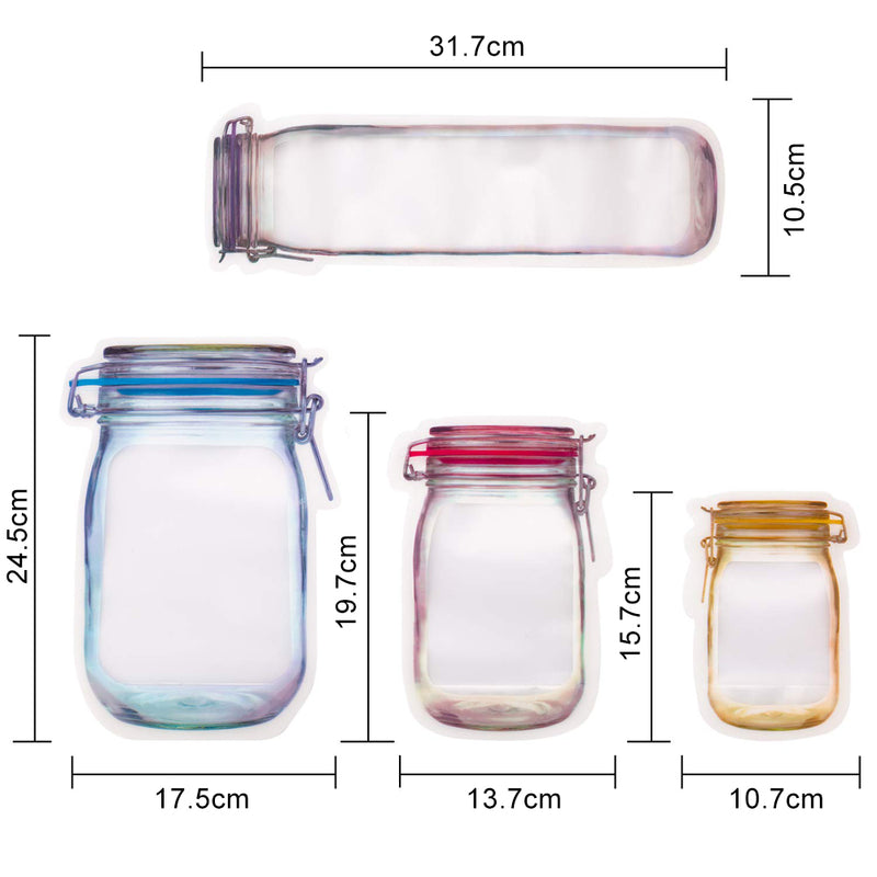 Jar glidelås vesker