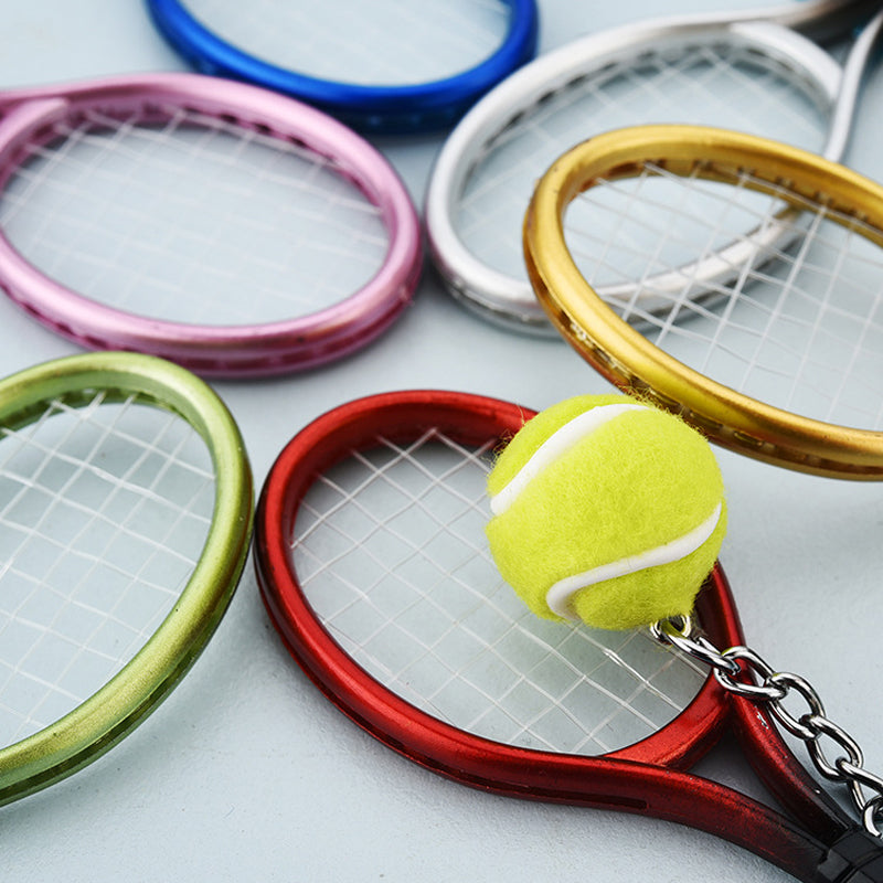 Mini nøkkelring med tennisracket