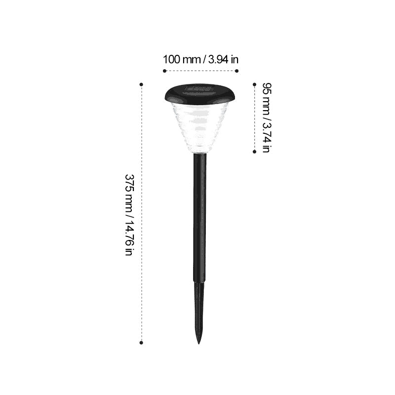 Vanntette solcelleplenlamper (2 STK)