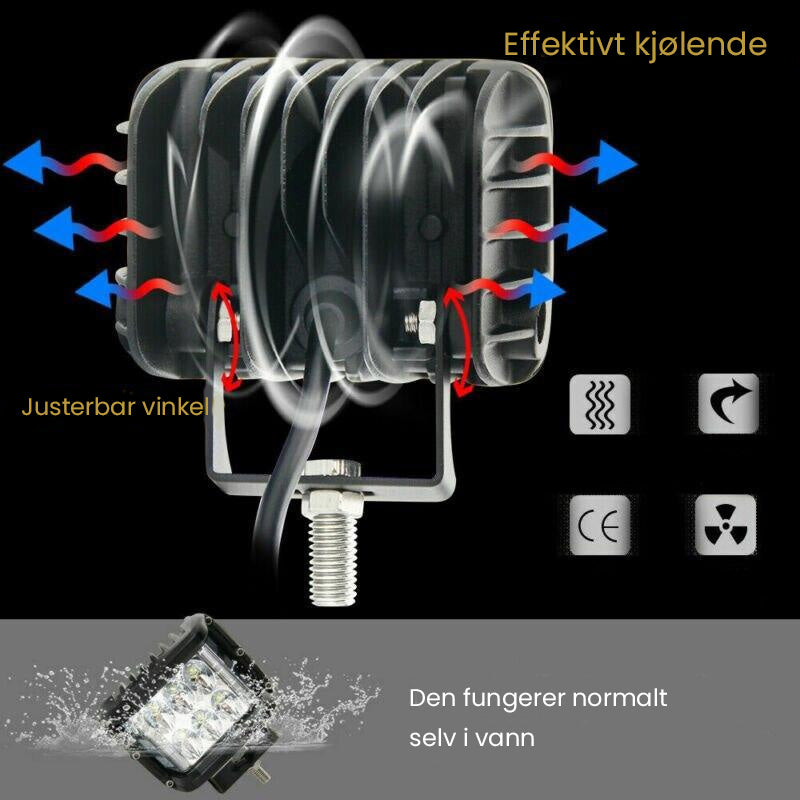 LED terrenglyskaster