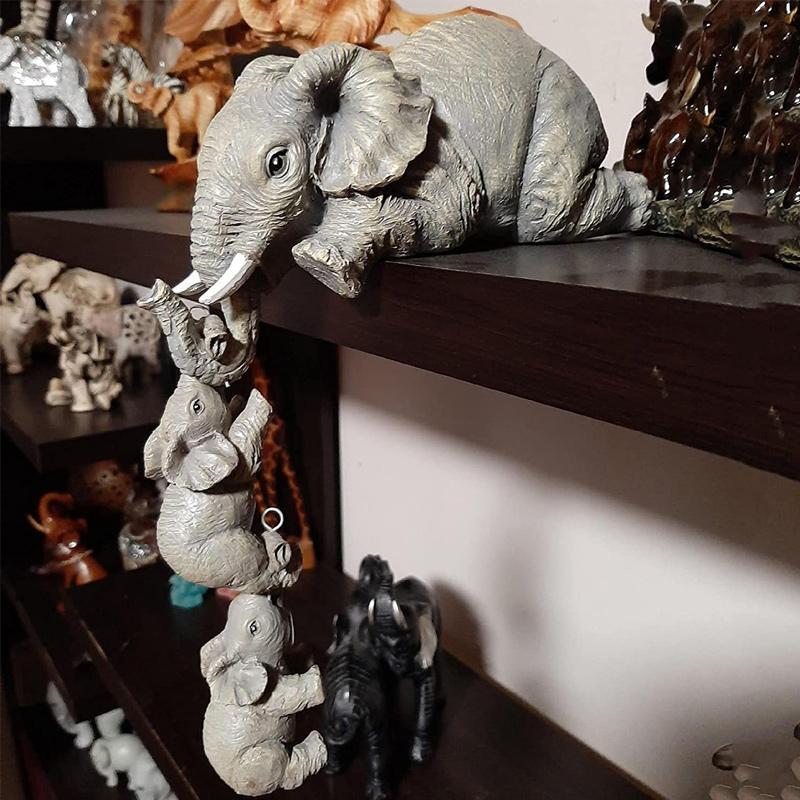 Elefant barnepike håndmalte figurer
