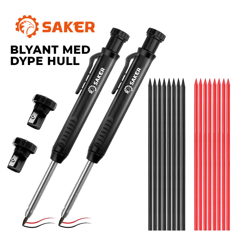 Saker blyant for markering i dype hull