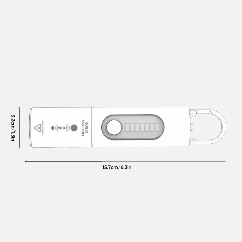 LED oppladbare lommelykter