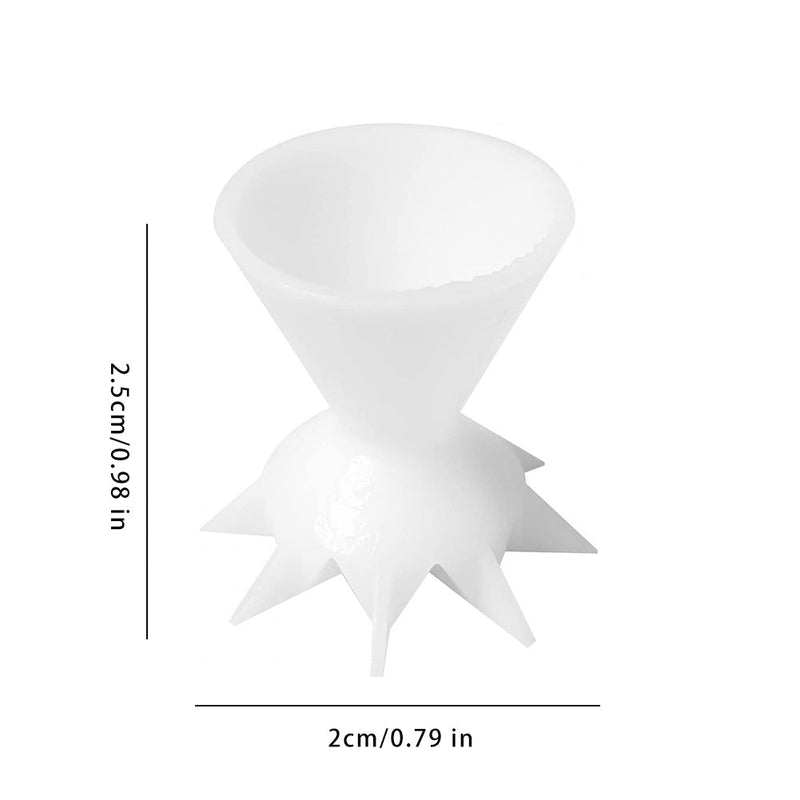 Helling av maling Blomst delt kunstbeger
