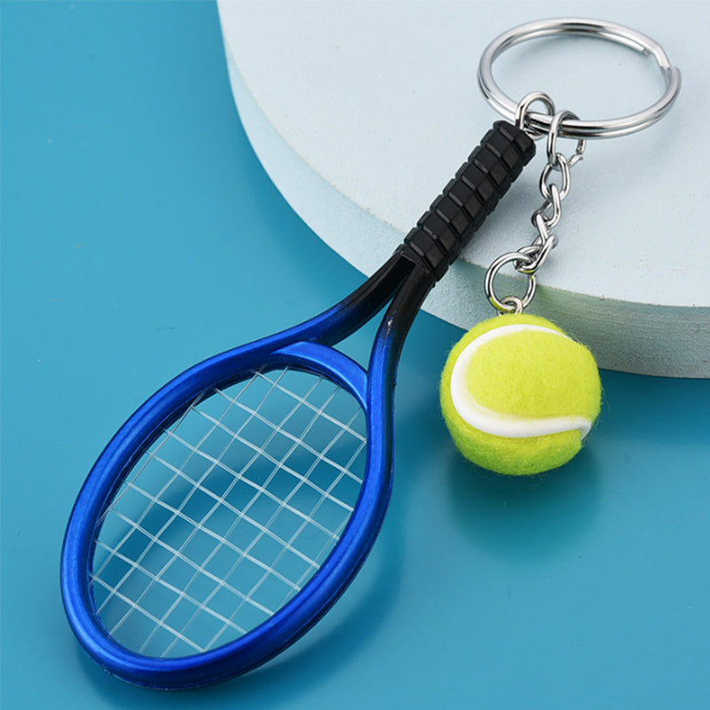 Mini nøkkelring med tennisracket